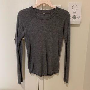 Lululemon Gray Crew Neck Sweater